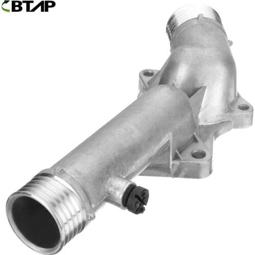 BTAP Thermostat Housing Coolant Outlet Water Neck Flange Aluminum Metal Waterpipe ForBMW 5 7 E38 E39 520 528i 11531740478