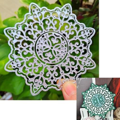 Metal cutting die die and scrapbook DIY embossing paper process 3D multi angle circular background frame 2020 NEW