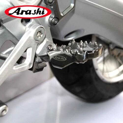 Arashi For BMW F850GS 2017-2020 Front Foot Pegs Wide Pivot Rider Footrest Pegs F850 GS 850GS GS850 2017 2018 2019 2020