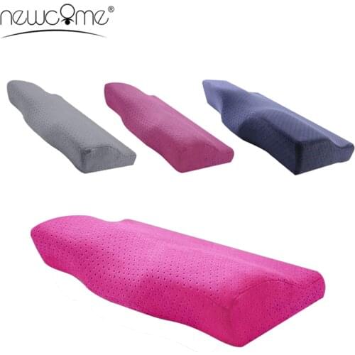 Newcome Eyelash Extension Flannel Pillow Grafted Tattoo/Eyelashes Salon Use Chronic Rebound Relieve Cervical Pressure Pillows