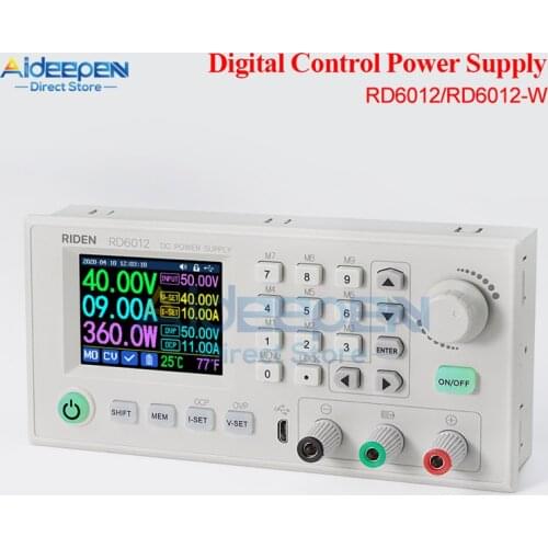 RD6012 RD6012W USB WiFi DC - DC Voltage Step down Power Supply Module Buck Converter Voltmeter Multimeter 60V 12A