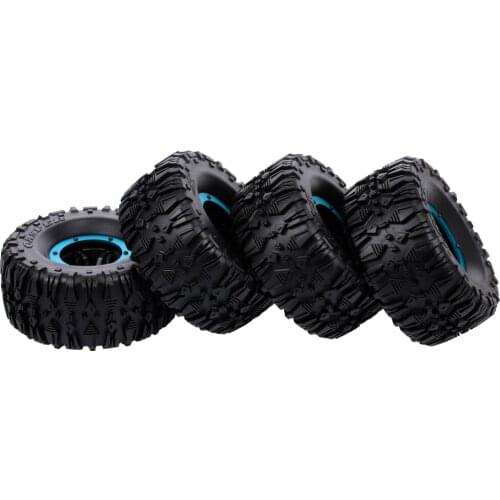 4pcs 135mm 2.2 Inch Rim Rubber RC Car Tyre Tire Wheel for Traxxas HSP Redcat RC4WD Tamiya Axial SCX10 D90 HPI RC Crawler