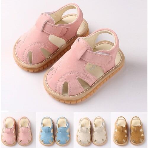 2019 NEW Kids Beach Soft Sandal Newborn Baby Girls Boys Roman Summer Shoes Sandals First Walkers Soft Sole Non-slip Soft Shoes