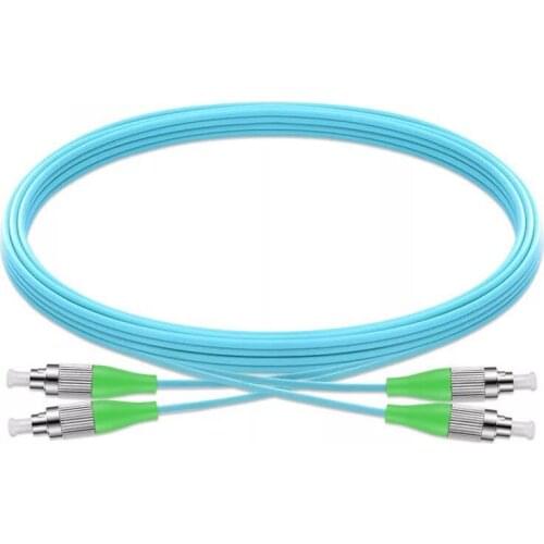 Fiber Optical Jumper PatchFC/APC-FC/APC Multi-Mode OM3 Fiber Cable Multimode Duplex Fiber Optical Jumper Patch Cord 3M 5M 10M 25