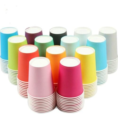 High Quality Party Supplies 10 Paper Cups Christmas Cutlery DIY Paper Cup Drinking Water Accessories 14 C Party Cutlery Birthday