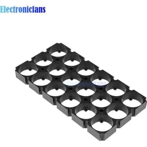 10pcs 3x6 Cell 18650 battery holder Batteries Spacer Radiating Shell Plastic Heat Holder Bracket DIY Kit