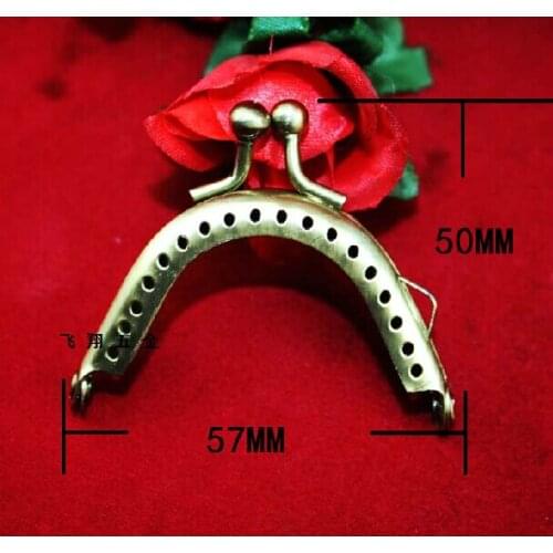 57mm arch imitation Gula Si teamed purse handmade DIY accessories retro iron buckle bag buckle