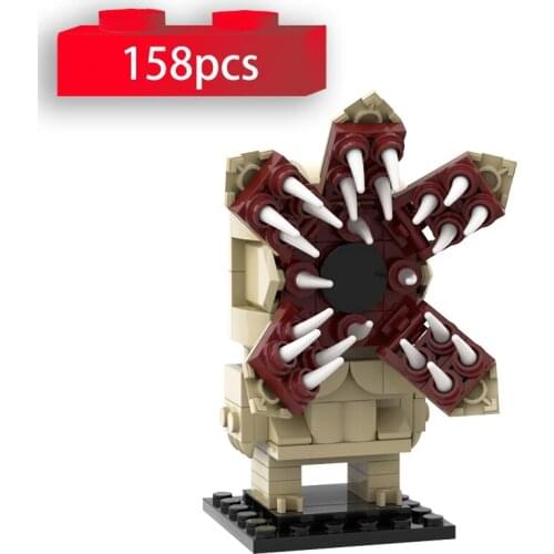 Brickheadz Monster Stranger Things Demogorgons Building Blocks Cartoon Characters Model Bricks Set Toys Kids Gifts MOC-35522