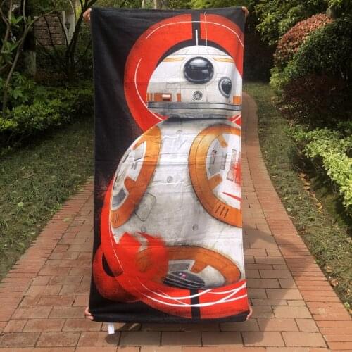 Disney Star Wars kids Bath Towel for Beach Pool Swim Shower Boys Girls Children Soft Cartoon Absortbent bath Towel Beach towel