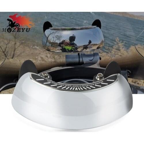 For HONDA CB500X Benelli TRK 251 Trk 502 X V-Strom 250 650 1000 DL1000 Motorcycles Wide Angle Rearview Mirror 180 Degree Visible