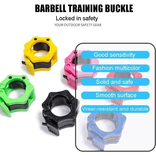 30mm 50mm Dumbbell Fixed Buckle Barbell Clip Quick Release Barbell Plate Buckle 25mm Nut Barbell Bar Fitness Equipment Accessory