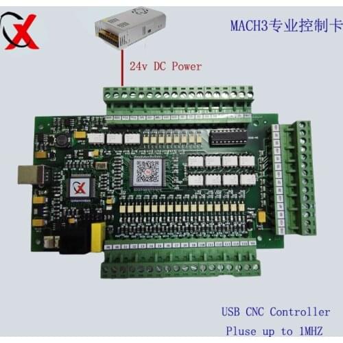 MACH3 control card CNC controller / high-speed motion control card 4 axis E-CUT upgraded version