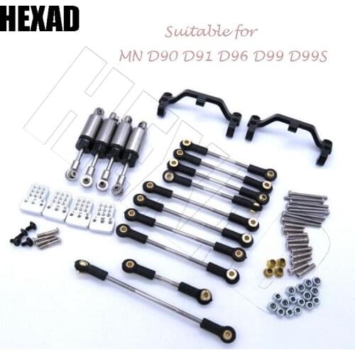 MN D90 D91 D96 D99 D99S RC car upgrade Metal tie rod base Shock absorber