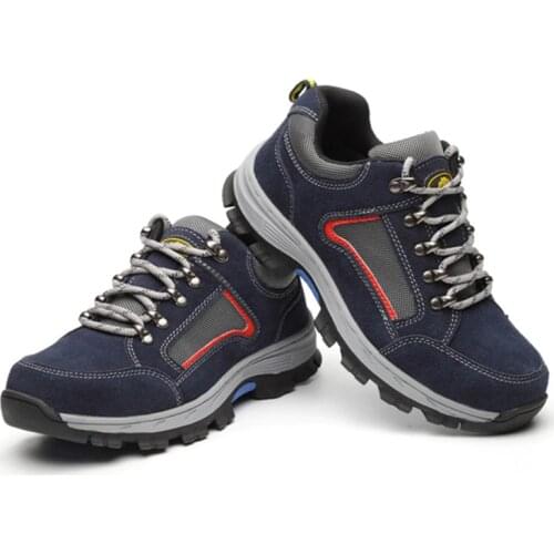 Mens Steel Toe Cap Work Safety Shoes Men Indestructible Safety Shoes Lightweight Industrial Construction Shoe Mens Winter Boots