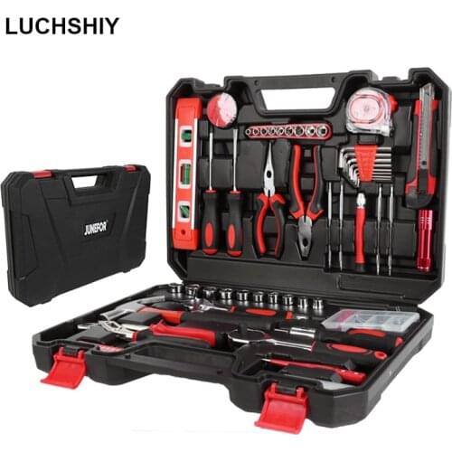 Hand Tool Sets Multifunctional General Household Tool Kits Socket Wrench Screwdriver Knife For Bicycle Car Repair Home Tools Set