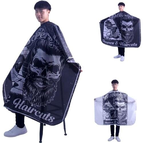 Retro Waterproof Barber Cape Hairdresser Apron Hair Cut Cape Hairdress Gown Salon Barber Hair Cutting Dye Barber Accessories