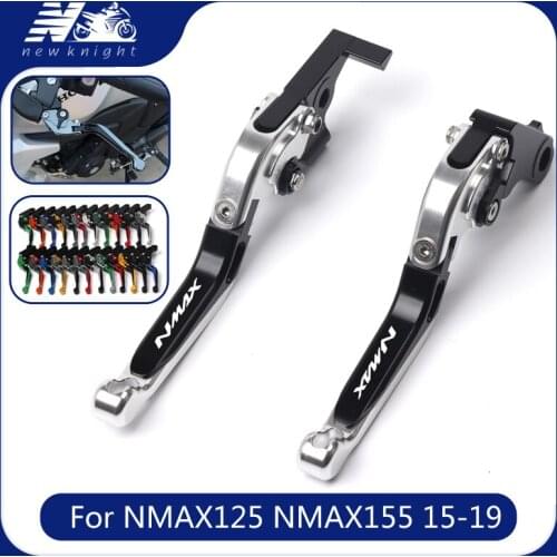 For Yamaha NMAX 155 125 NMAX155 NMAX125 N-MAX 155 125 2015-2019 Motorcycle Accessories Folding Extendable Brake Clutch Levers