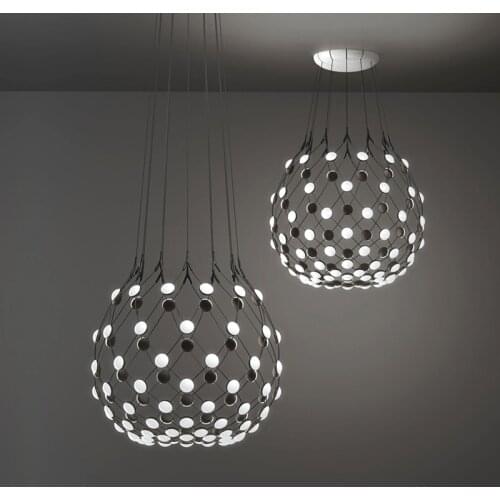 LED Postmodern Black White Weiqi Designer Chandelier Lighting Lustre Suspension Luminaire Lampen For Dinning Room Foyer