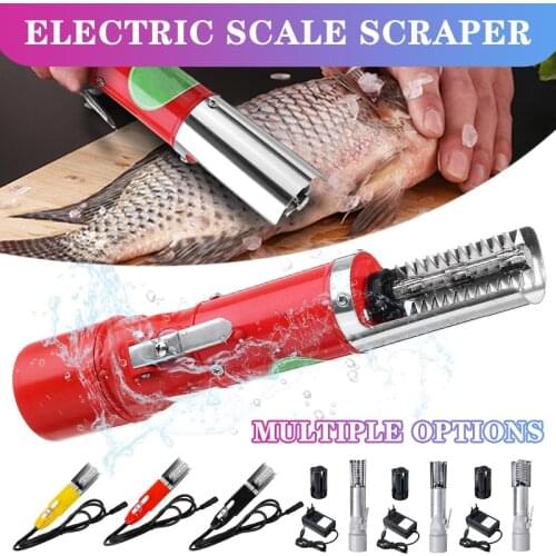 96W Fishing Descaling Machine Charging Portable Universal Electric Scale Machine Cleaning Fish Detergent Remover Scraper Seafood