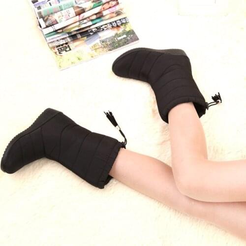 2020 Women Boots Solid Color Waterproof Snow Boots For Winter Shoes Women Casual Lightweight Ankle Botas Mujer Warm Winter Boots