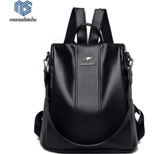 Women 2021 New Backpack High Quality Leather Backpack Shoulder Bags High Capacity Anti-theft Fashion Backpack Designer Bags