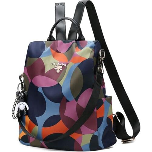 Womens Anti-Theft Backpack Nylon Shoulder Bags Large Backpack Casual Daypack Day pack