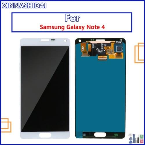 N910 TFT LCD Display For Samsung Galaxy Note 4 LCD Touch Screen Digitizer Assembly For SM-N910A N910F