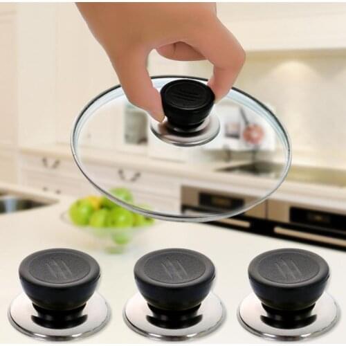 1PCS Universal Lid Handle Replacement Utensil Pot Pan Lid Cover Circular Holding Knob Anti-scalding Glass Kitchen Accessories
