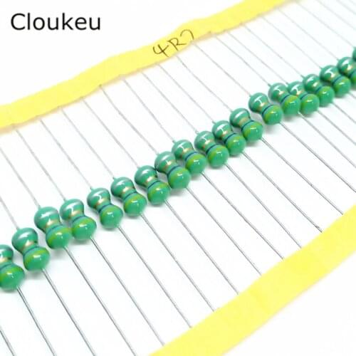 20Pcs 1w 4.7UH 4R7K Color Code Inductance Inductor 0510 4.7UH 4R7K 4R7