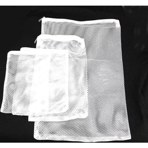 5Pcs 3 Sizes Filter Net Bag Mesh Bag Acquarium Pond For Bio Ball Carbon Media Ammonia Aquarium Fish Tank Isolation Bag FA006