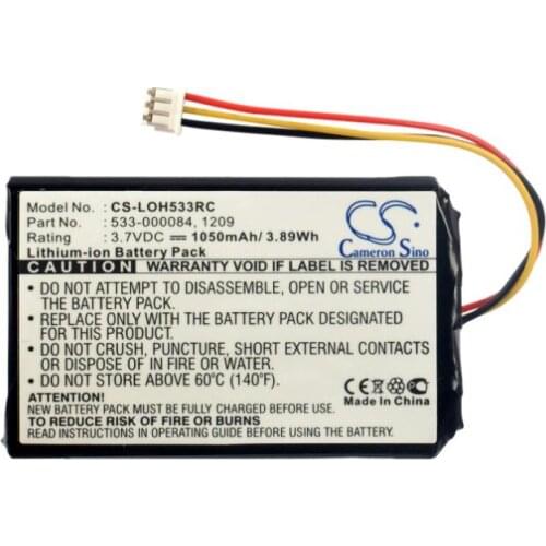 Cameron Sino 1050mAh battery for LOGITECH 915-000198 Harmony Touch Ultimate 1209 533-000083 533-000084