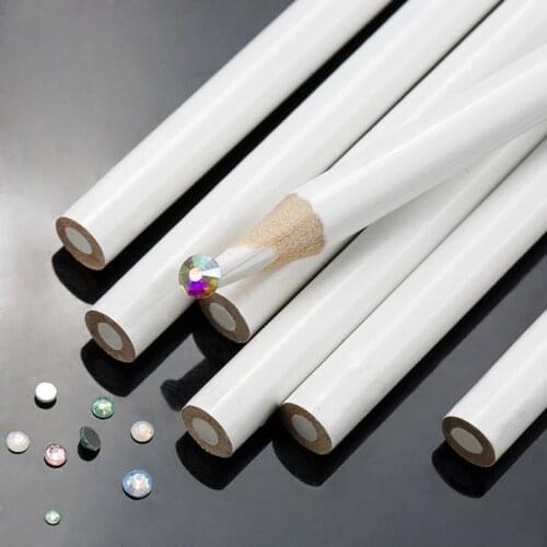 Free Shipping! 10pcs/packs Nail Art Rhinestones Gems Picking Crystal Tool Wax Pencil Pen Picker, Clothing Decoration Tool
