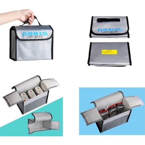 Large explosion-proof storage bag, fire-resistant and high-temperature protective bag, 3/4 lithium battery