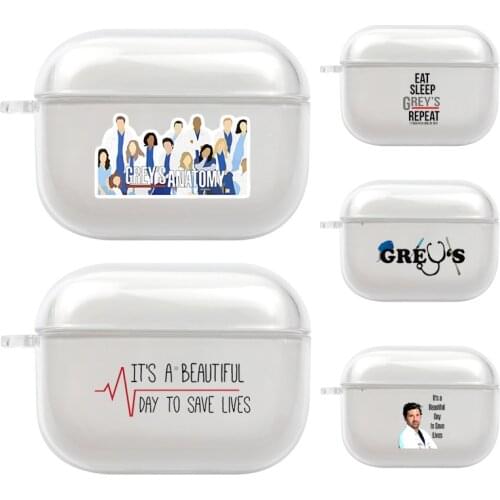 Beautiful Day To Save Lives Greys Anatomy Case For Airpods Pro Earphone Case For Airpods Wireless Bluetooth Case For AirPods 3
