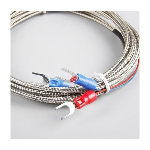 Fixed thread temperature sensor Pt100