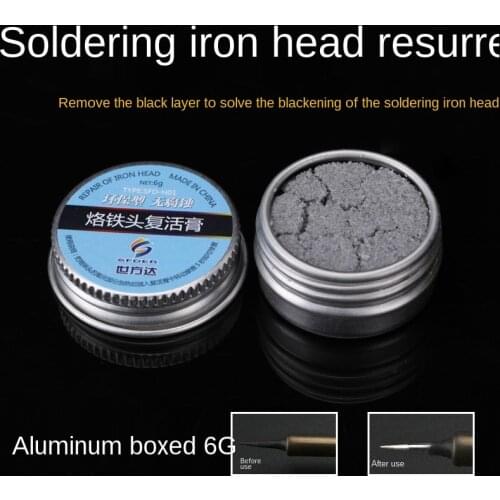 Electrical Soldering Iron Tip Refresher solder Cream Clean Paste for Oxide Solder Iron Tip Head Resurrection