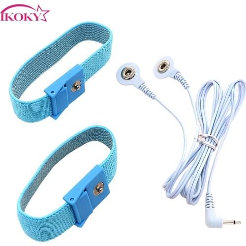 IKOKY Cock Rings Penis Stimulator Sex Toys for Men Electric Shock Medical Themed Toys Penis Extender Adult Products With Cable
