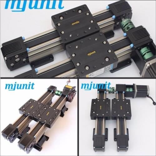 MJUNIT MJ45 belt drive linear motions system 3-axis wood cnc router & 3d foam cutting machine linear guide rail