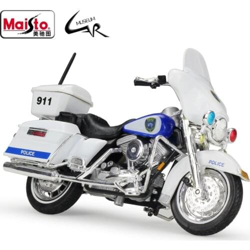 Maisto 1:18 Harley FXDBI Dyna Street Bob Model Car Simulation Alloy Motorcycle Metal Toy Car Childrens Toy Gift Collection