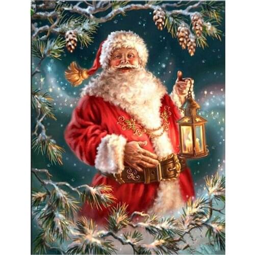 Diamond Painting Accessories Santa Claus Full Square Drill Picture of Rhinestones Mosaic Wall Home Decoration Diamond Art