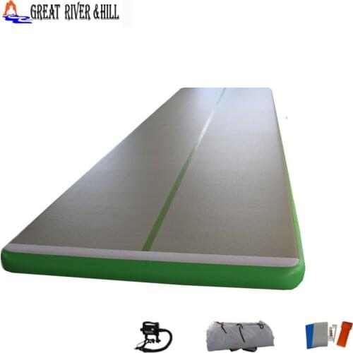 6mx2mx0.2m inflatable air track gymnastics mat use for home