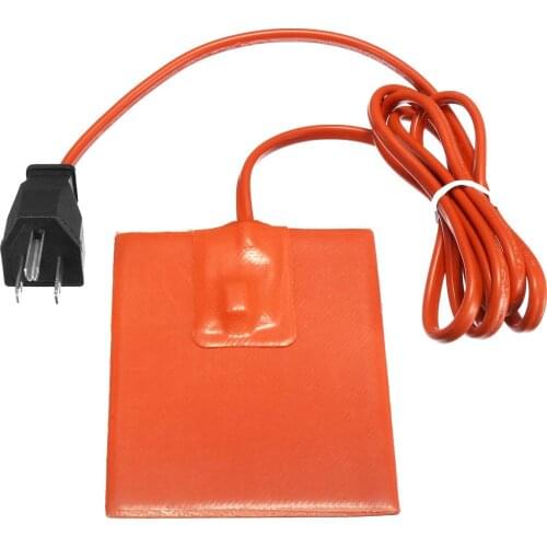 120W 250W 330W 110V Tank Heating Plate Oil Pan Sump Silicone Heating Pad Engine Block Hydraulic Tank Oil Pad /Mat With Plug