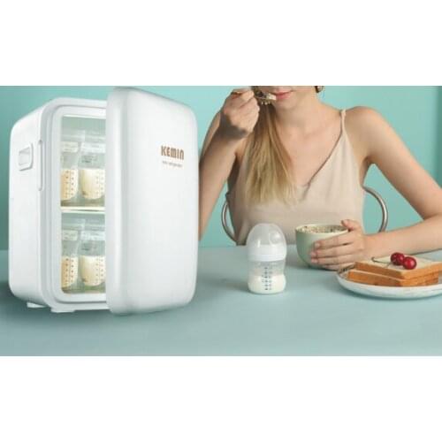Office car home single breast milk storage and milk preparation small refrigerator J03