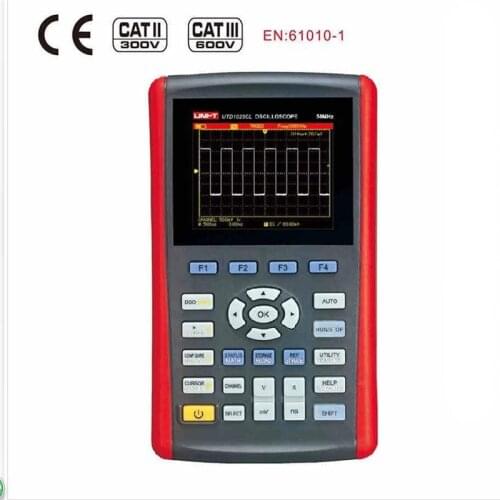 UNI-T UTD1025CL 3.5" LCD Handheld Digital Oscilloscope + Free Shipping by DHL/UPS/TNT/FedEx/EMS