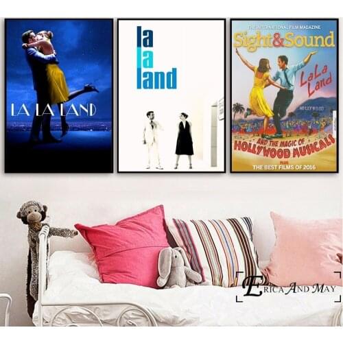 La La Land Music Movie Artwork Canvas Painting Posters And Prints Wall Art Picture Vintage Poster Decorative Home Decor Cuadros