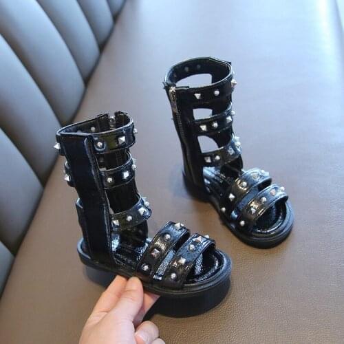 3 7 12 Years Princess Shoes Children Beach School Sandals For Little Girl Sandals Summer 2021 Kids Fashion Dress Gladiator Shoes