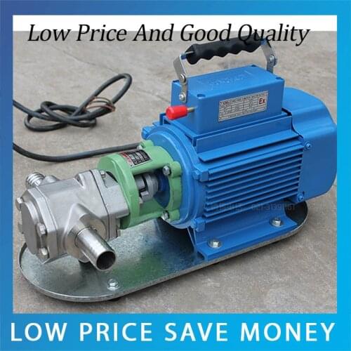 WCB-75 Electric Portable Horizontal Gear Oil Pump Cast Iron 75L/Min Explosion-proof Oil Pump