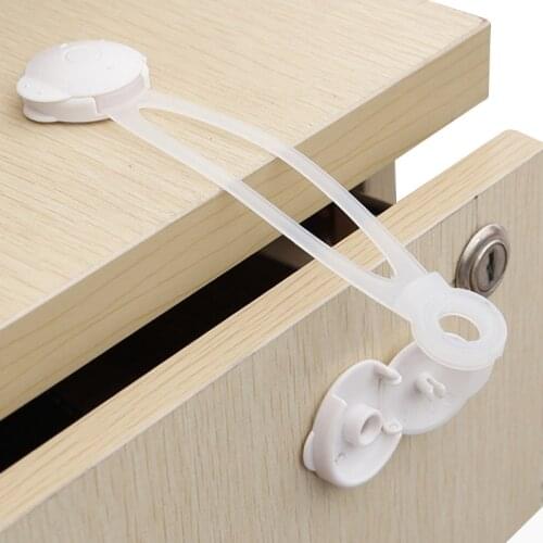 Child Safety Lock Multifunctional Drawer Refrigerator Door Locks for Kids Protection Anti-Pinch Hand Extended Safety Buckle