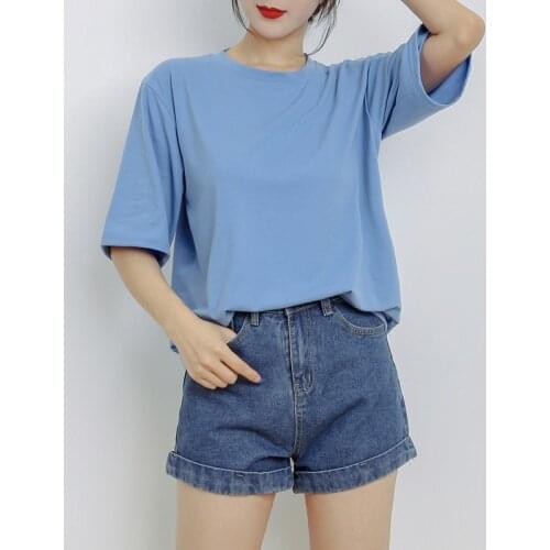 2020 Women Shirt Fashion T-Shirt Khaki Tees short sleeve