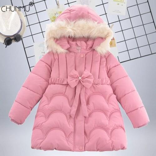 Winter Kids Jackets For Girls Coats Boys Jackets Thicken Plus Cotton Jacket Toddler Hooded Outerwear Infant Children Clothes